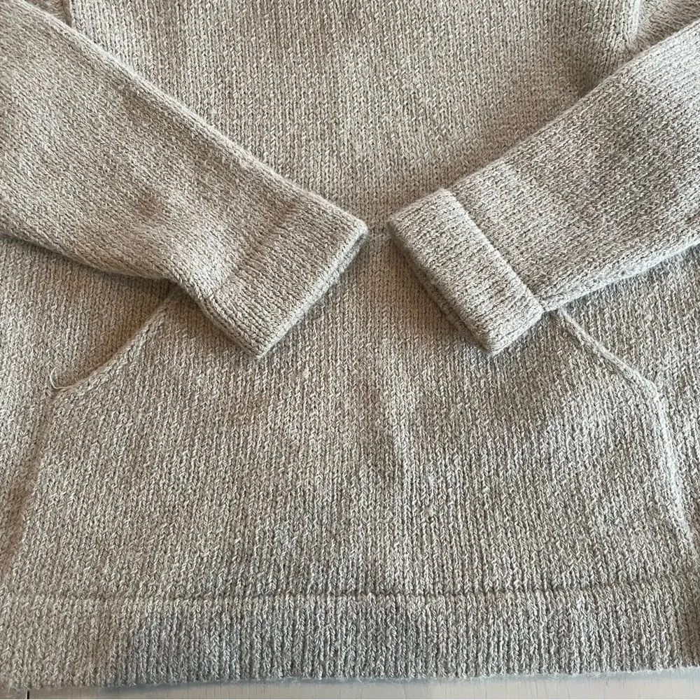 Lauren Manoogian Alpaca Wool Hand Loomed Sweater Hoodie Peru XS
